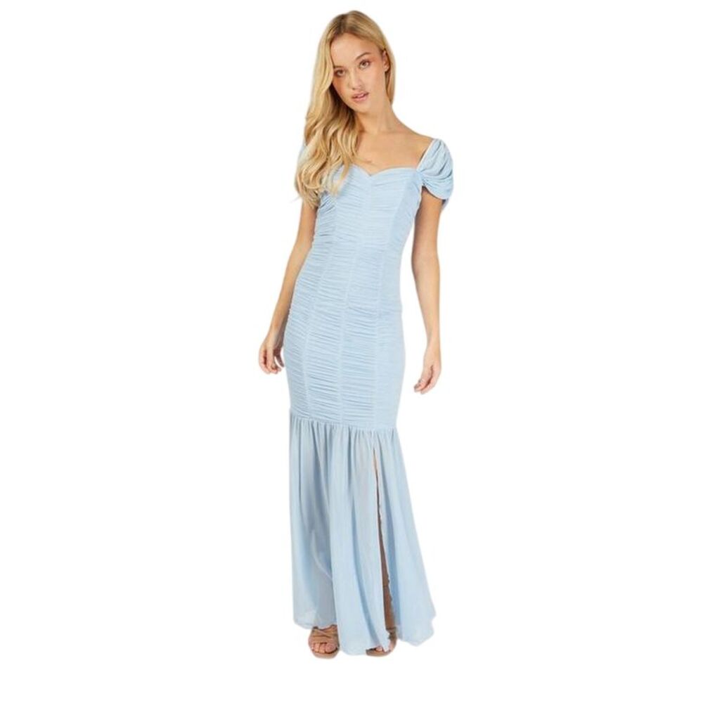Little Mistress Womens/Ladies Sweetheart Maxi Dress / Ice Blue